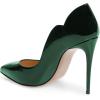 imageFSJ Women Classic Pointed Toe High Heels Sexy Stiletto Pumps Office Lady Casual Dress Party Prom Shoes Size 415 USDark Green