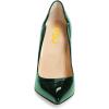 imageFSJ Women Classic Pointed Toe High Heels Sexy Stiletto Pumps Office Lady Casual Dress Party Prom Shoes Size 415 USDark Green