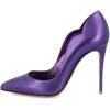 imageFSJ Women Classic Pointed Toe High Heels Sexy Stiletto Pumps Office Lady Casual Dress Party Prom Shoes Size 415 USDark Purple