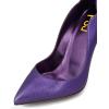 imageFSJ Women Classic Pointed Toe High Heels Sexy Stiletto Pumps Office Lady Casual Dress Party Prom Shoes Size 415 USDark Purple