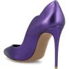 imageFSJ Women Classic Pointed Toe High Heels Sexy Stiletto Pumps Office Lady Casual Dress Party Prom Shoes Size 415 USDark Purple