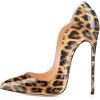 imageFSJ Women Classic Pointed Toe High Heels Sexy Stiletto Pumps Office Lady Casual Dress Party Prom Shoes Size 415 USLeopard