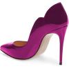 imageFSJ Women Classic Pointed Toe High Heels Sexy Stiletto Pumps Office Lady Casual Dress Party Prom Shoes Size 415 USPurple