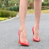 imageFSJ Women Classic Pointed Toe High Heels Sexy Stiletto Pumps Office Lady Casual Dress Party Prom Shoes Size 415 USRed