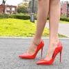 imageFSJ Women Classic Pointed Toe High Heels Sexy Stiletto Pumps Office Lady Casual Dress Party Prom Shoes Size 415 USRed