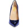 imageFSJ Women Classic Pointed Toe High Heels Sexy Stiletto Pumps Office Lady Casual Dress Party Prom Shoes Size 415 USRoyal Blue