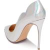 imageFSJ Women Classic Pointed Toe High Heels Sexy Stiletto Pumps Office Lady Casual Dress Party Prom Shoes Size 415 USSilver