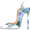 imageFSJ Women Classic Pointed Toe High Heels Sexy Stiletto Pumps Office Lady Casual Dress Party Prom Shoes Size 415 USWhitegreen