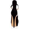 imageFSJ Women Gorgeous Peep Toe Platform Pumps Cross Strap High Heels Sandals Party Shoes Size 415 USBlacksuede