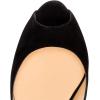 imageFSJ Women Gorgeous Peep Toe Platform Pumps Cross Strap High Heels Sandals Party Shoes Size 415 USBlacksuede