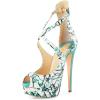 imageFSJ Women Gorgeous Peep Toe Platform Pumps Cross Strap High Heels Sandals Party Shoes Size 415 USInkscrawl