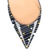 imageFSJ Women Bridal Pointed Toe Chunky High Heel Printed Multicolor Pumps Slip on Wedding Thick Comfy Shoes US Size 415 M USUniverse
