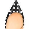 imageFSJ Women Classic Kitten Heels Pointy Closed Toe Pumps Slip On Office Ladies Party Date Business Dress Shoe Size 415 USBlack Dots