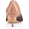 imageFSJ Women Classic Kitten Heels Pointy Closed Toe Pumps Slip On Office Ladies Party Date Business Dress Shoe Size 415 USBlacknude