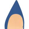 imageFSJ Women Classic Kitten Heels Pointy Closed Toe Pumps Slip On Office Ladies Party Date Business Dress Shoe Size 415 USBlue Suede