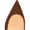 imageFSJ Women Classic Kitten Heels Pointy Closed Toe Pumps Slip On Office Ladies Party Date Business Dress Shoe Size 415 USBrown Suede