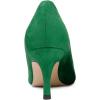 imageFSJ Women Classic Kitten Heels Pointy Closed Toe Pumps Slip On Office Ladies Party Date Business Dress Shoe Size 415 USEmerald Suede