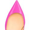 imageFSJ Women Classic Kitten Heels Pointy Closed Toe Pumps Slip On Office Ladies Party Date Business Dress Shoe Size 415 USFuchsia