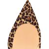 imageFSJ Women Classic Kitten Heels Pointy Closed Toe Pumps Slip On Office Ladies Party Date Business Dress Shoe Size 415 USLeopard Suede