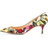 imageFSJ Women Classic Kitten Heels Pointy Closed Toe Pumps Slip On Office Ladies Party Date Business Dress Shoe Size 415 USLove