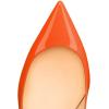 imageFSJ Women Classic Kitten Heels Pointy Closed Toe Pumps Slip On Office Ladies Party Date Business Dress Shoe Size 415 USOrange