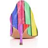 imageFSJ Women Classic Kitten Heels Pointy Closed Toe Pumps Slip On Office Ladies Party Date Business Dress Shoe Size 415 USRainbow