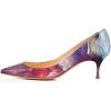 imageFSJ Women Classic Kitten Heels Pointy Closed Toe Pumps Slip On Office Ladies Party Date Business Dress Shoe Size 415 USStarrysky
