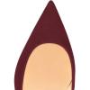imageFSJ Women Classic Kitten Heels Pointy Closed Toe Pumps Slip On Office Ladies Party Date Business Dress Shoe Size 415 USWine Suede