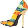 imageFSJ Women Sexy Pointy Cap Toe High Gold Heel Pumps Half DOrsay Slip On Ladies Prom Party Dress Shoe US Size 415Field