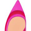 imageFSJ Women Sexy Rhinestones Stilettos High Heels Pointed Toe Slip On Pump Trendy Suede Mesh Party Office Dress Shoes Size 415 USHot Pink