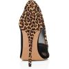 imageFSJ Women Sexy Rhinestones Stilettos High Heels Pointed Toe Slip On Pump Trendy Suede Mesh Party Office Dress Shoes Size 415 USLeopard