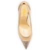 imageFSJ Women Sexy Rhinestones Stilettos High Heels Pointed Toe Slip On Pump Trendy Suede Mesh Party Office Dress Shoes Size 415 USRipple