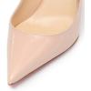 imageFSJ Women Classic Mid High Heels Pointy Toe Pumps Elastic Strap Slingback Sandal Formal Dress Shoes Size 415 USLight Pink