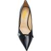 imageFSJ Women Classic Pointed Toe Low Heel Pumps Unique Kitten Heel Slip On Comfort Ladies Daily Office Work Shoes Size 415 USBlack