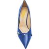 imageFSJ Women Classic Pointed Toe Low Heel Pumps Unique Kitten Heel Slip On Comfort Ladies Daily Office Work Shoes Size 415 USBlue