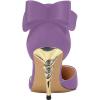 imageFSJ Women Dorsay Pointy Toe Ankle Strappy Pumps Mid Heels Bowknots Sandals Sexy Party Dress Shoes Size 415 USLavender