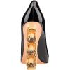 imageFSJ Women Jeweled High Heel Pointed Toe Pump Slip On Sparkling Crystal Bead Heel Sexy Ladies Bridal Evening Shoes Size 415 USBlack