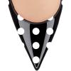 imageFSJ Women Jeweled High Heel Pointed Toe Pump Slip On Sparkling Crystal Bead Heel Sexy Ladies Bridal Evening Shoes Size 415 USBlack Polka Dot