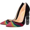 imageFSJ Women Jeweled High Heel Pointed Toe Pump Slip On Sparkling Crystal Bead Heel Sexy Ladies Bridal Evening Shoes Size 415 USBlackmulti