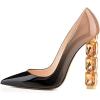imageFSJ Women Jeweled High Heel Pointed Toe Pump Slip On Sparkling Crystal Bead Heel Sexy Ladies Bridal Evening Shoes Size 415 USBlacknude
