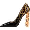imageFSJ Women Jeweled High Heel Pointed Toe Pump Slip On Sparkling Crystal Bead Heel Sexy Ladies Bridal Evening Shoes Size 415 USLeopart
