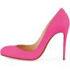 imageFSJ Women Stiletto High Heels Pumps Pointed Toe Slide Formal Party Evening Dress Shoes US Size 415 MFuchsia