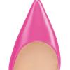 imageFSJ Women Stiletto High Heels Pumps Pointed Toe Slide Formal Party Evening Dress Shoes US Size 415 MHotpink Leather