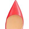 imageFSJ Women Stiletto High Heels Pumps Pointed Toe Slide Formal Party Evening Dress Shoes US Size 415 MRed Leather