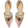 imageFSJ Women Stylish Pointed Toe One Strap with Pearls Sandals Stiletto High Heel Slip On Evening Dress Ladies Shoes Size 415 USNude