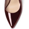 imageFSJ Women Trendy Metallic Gold Chain High Heel Slingback Pumps Pointed Toe Adjustable Buckle Office Lady Party Shoes Size 415 USRed