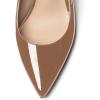 imageFSJ Women Trendy Metallic Gold Chain High Heel Slingback Pumps Pointed Toe Adjustable Buckle Office Lady Party Shoes Size 415 USSandy Brown