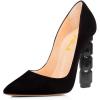 Black Heel Suede