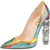 imageFSJ Women Jeweled High Heel Pointed Toe Pump Slip On Sparkling Crystal Bead Heel Sexy Ladies Bridal Evening Shoes Size 415 USQuicksand