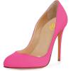 imageFSJ Women Stiletto High Heels Pumps Pointed Toe Slide Formal Party Evening Dress Shoes US Size 415 MFuchsia